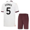 Maillot de Supporter Manchester City Stones 5 Extérieur 2023-24 Pour Enfant